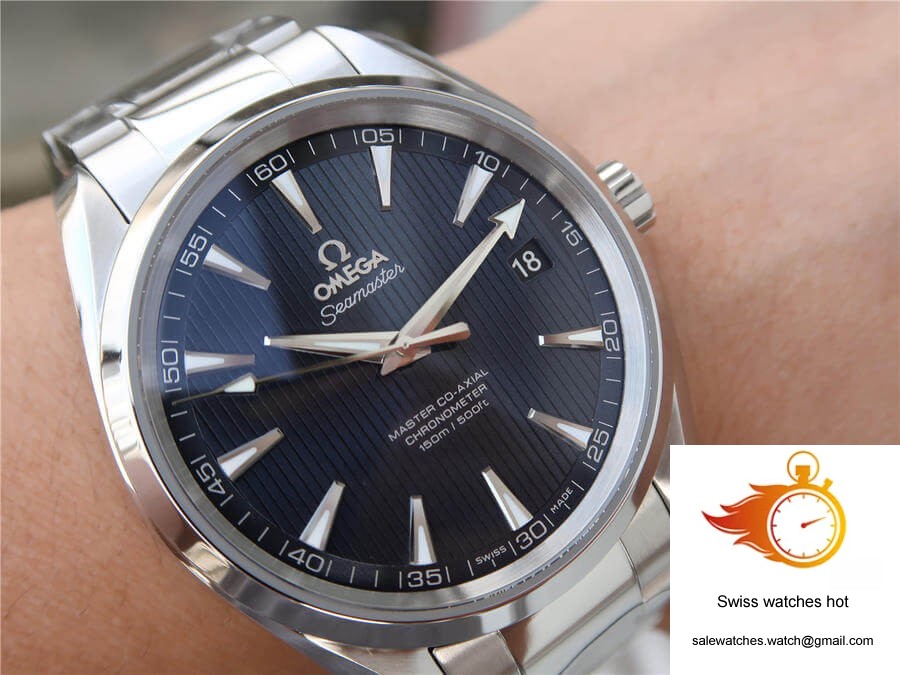 Omega Seamaster 231.10.42.21.03.001 VS Factory Blue Dial 10 Omega Seamaster 231.10.42.21.03.001 VS Factory Blue Dial 10