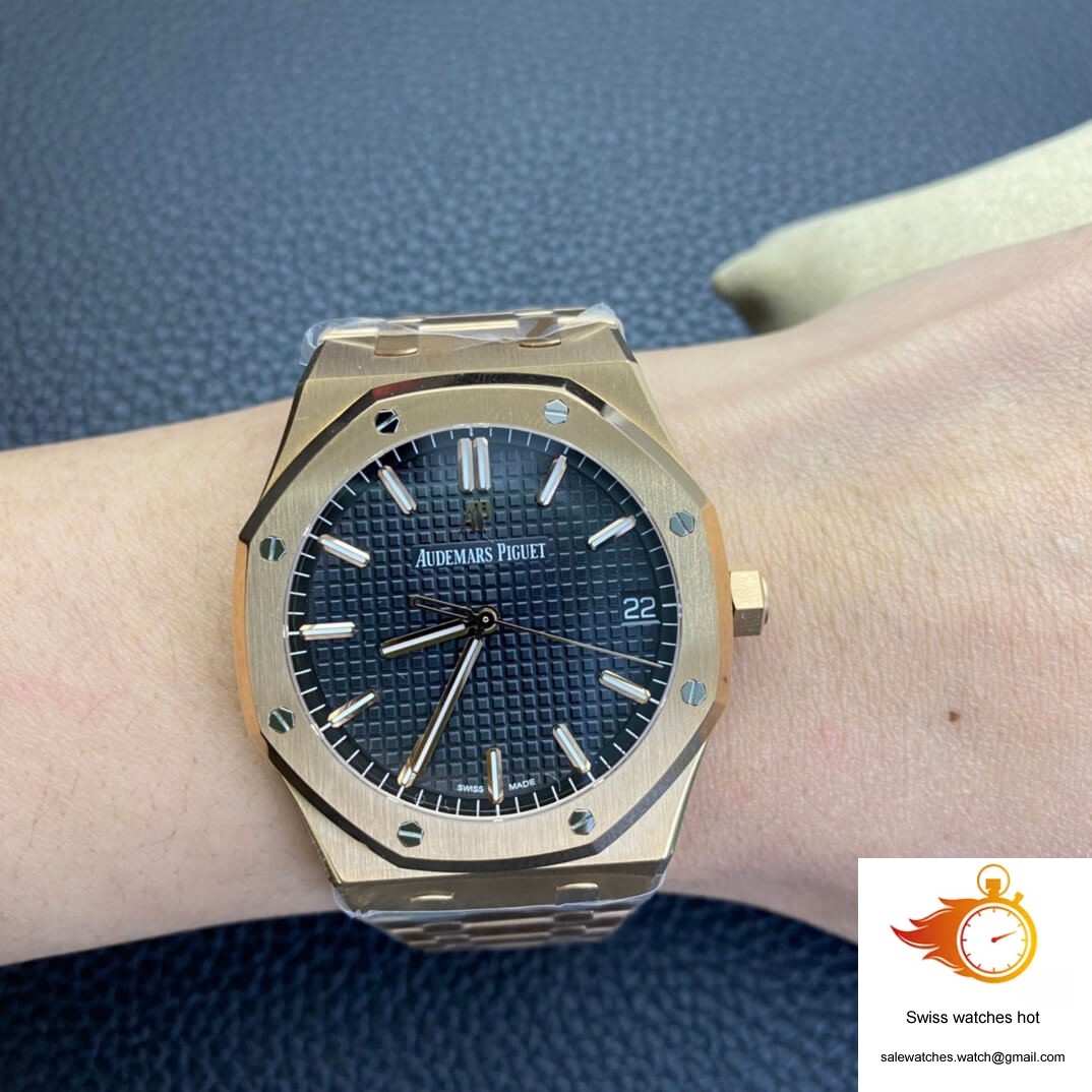 Audemars Piguet Royal Oak 15500OR.OO.1220OR.01 ZF Factory Rose Gold Version Black Dial 10 Audemars Piguet Royal Oak 15500OR.OO.1220OR.01 ZF Factory Rose Gold Version Black Dial 10