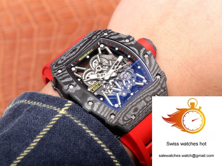 Richard Mille RM35-02 ZF Factory Red Rubber Strap 10 Richard Mille RM35-02 ZF Factory Red Rubber Strap 10