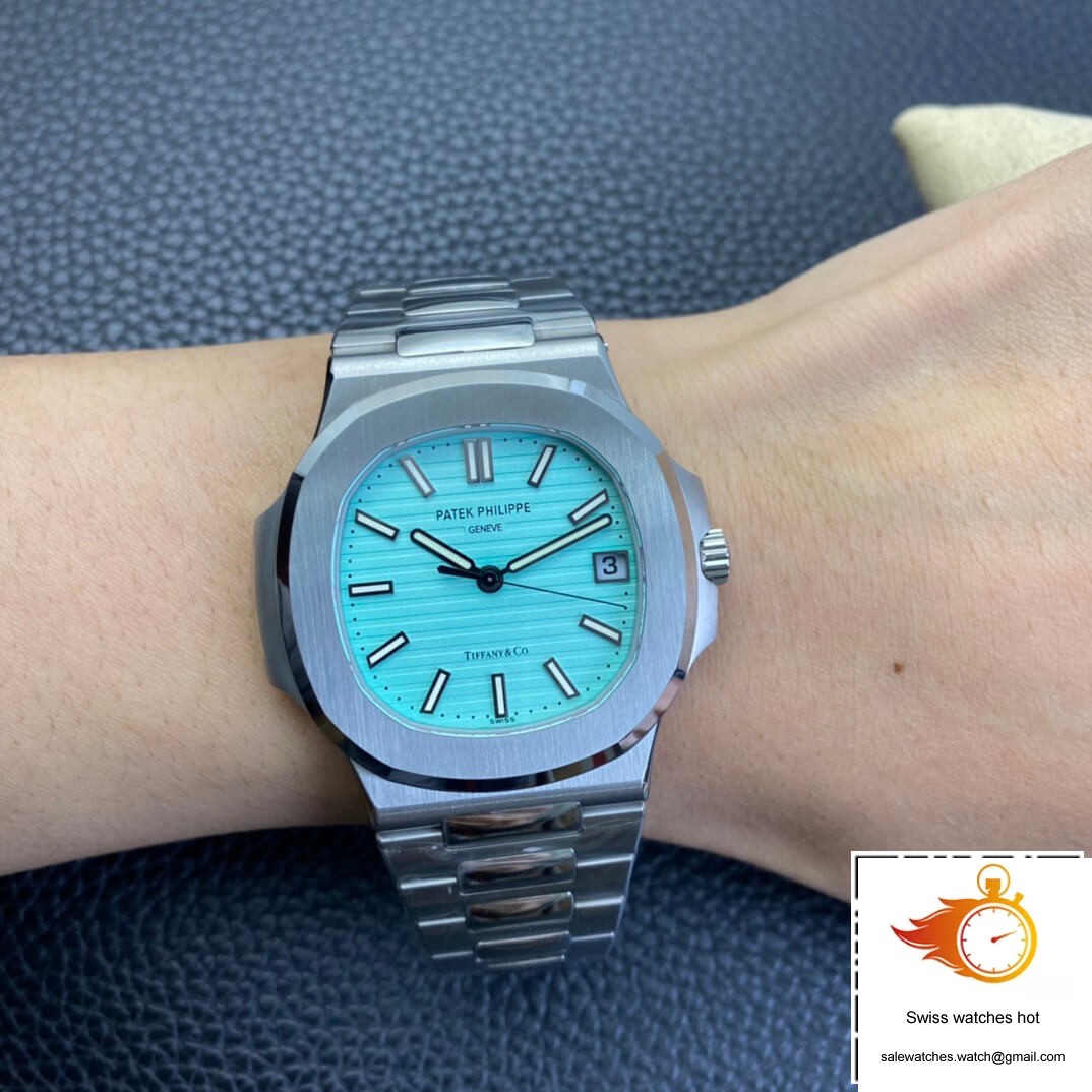 Patek Philippe Nautilus 5711/1A-018 3K Factory Tiffany Blue Dial 10 Patek Philippe Nautilus 5711/1A-018 3K Factory Tiffany Blue Dial 10
