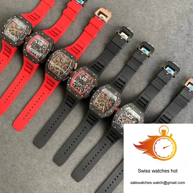 Richard Mille RM-011 KV Factory V2 Forged Carbon Case Rubber Strap 10 Richard Mille RM-011 KV Factory V2 Forged Carbon Case Rubber Strap 10
