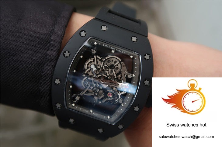 Richard Mille RM055 KV Factory Ceramics Black Strap 10 Richard Mille RM055 KV Factory Ceramics Black Strap 10