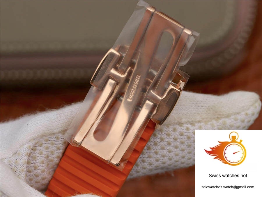 Patek Philippe Aquanaut 5968A-001 Orange Strap 10 Patek Philippe Aquanaut 5968A-001 Orange Strap 10