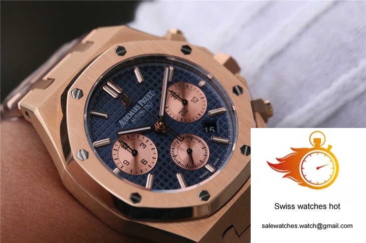 Audemars Piguet Royal Oak Chronograph 26331OR.OO.1220OR.01 OM Factory Blue Dial 10 Audemars Piguet Royal Oak Chronograph 26331OR.OO.1220OR.01 OM Factory Blue Dial 10