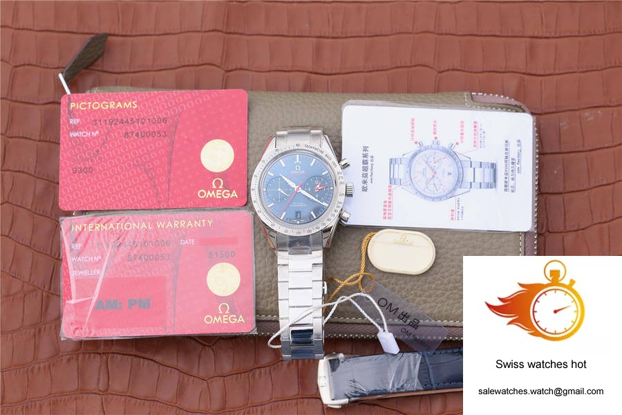 Omega Speedmaster 331.10.42.51.03.001 OM Factory Blue Dial 10 Omega Speedmaster 331.10.42.51.03.001 OM Factory Blue Dial 10