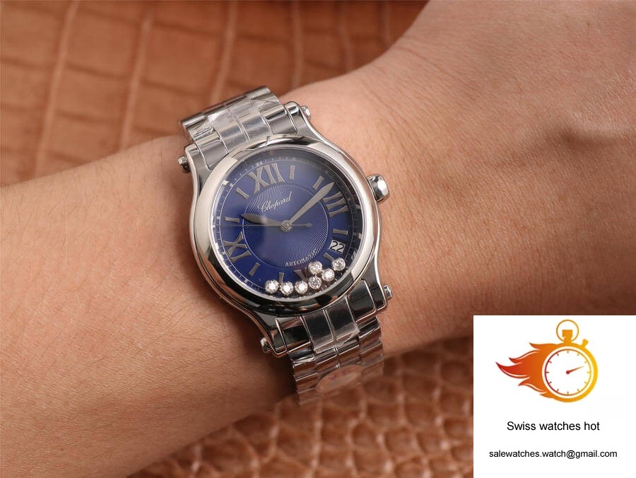 Chopard Happy Sport 278559-3009 YF Factory Blue Dial 10 Chopard Happy Sport 278559-3009 YF Factory Blue Dial 10