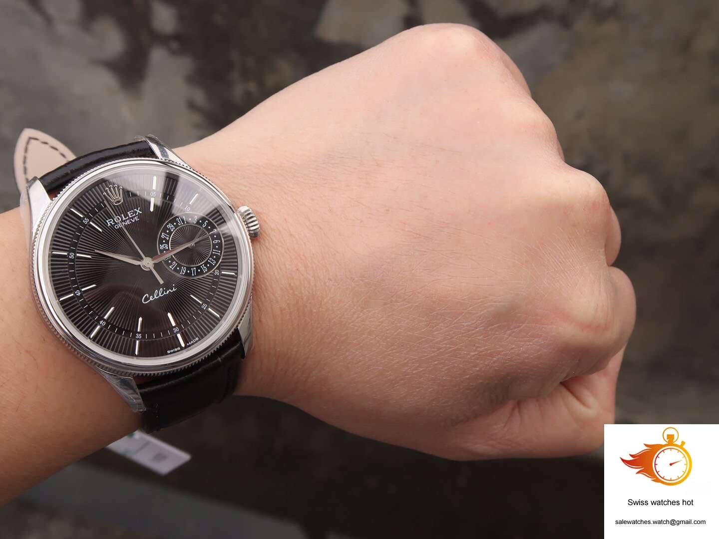 Rolex Celini Date 50519 MKS Factory Black Dial 10 Rolex Celini Date 50519 MKS Factory Black Dial 10
