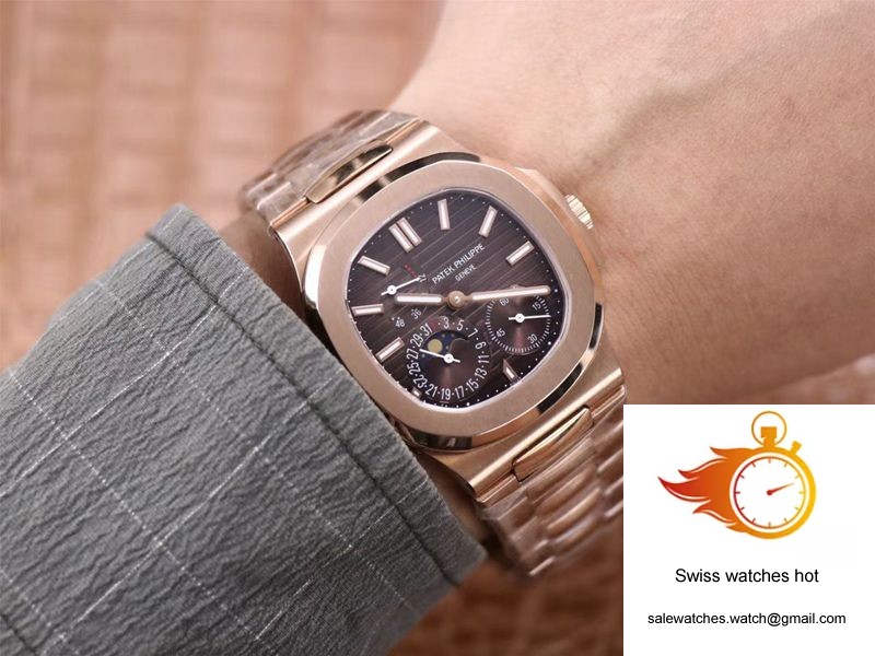 Patek Philippe Nautilus 5712/1A-001 PF Factory Rose Gold 10 Patek Philippe Nautilus 5712/1A-001 PF Factory Rose Gold 10
