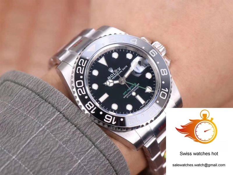 Rolex GMT Master II 116710LN-78200 Noob Factory Black Dial V11 10 Rolex GMT Master II 116710LN-78200 Noob Factory Black Dial V11 10