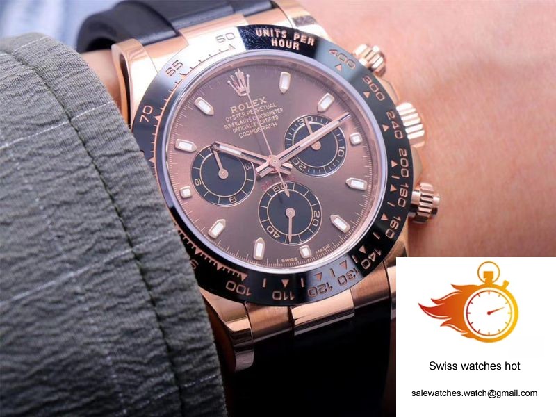 Rolex Daytona M116515LN-0041 Noob Factory Chocolate Dial 4130 Movement 10 Rolex Daytona M116515LN-0041 Noob Factory Chocolate Dial 4130 Movement 10