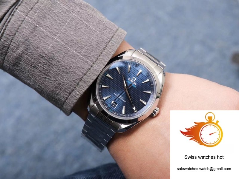 Omega Seamaster 220.10.41.21.03.001 VS Factory Blue Dial 10 Omega Seamaster 220.10.41.21.03.001 VS Factory Blue Dial 10