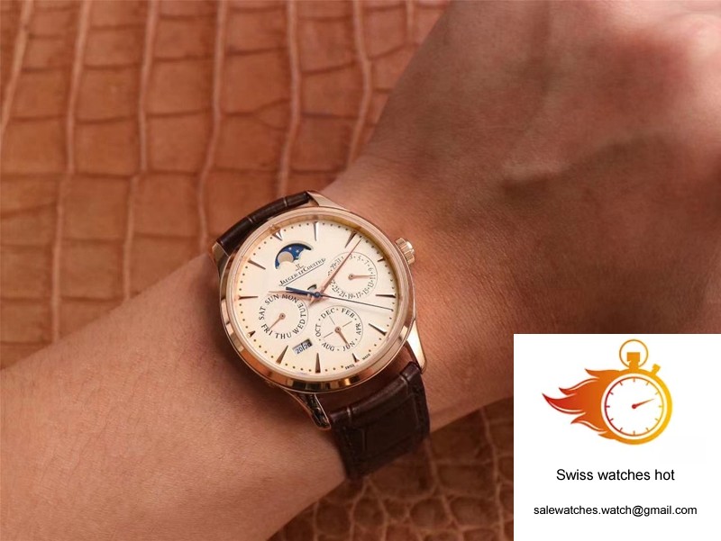 Jaeger-LeCoultre Master Ultra Thin Moon Perpetual Calendar 1302520 V9 Factory Rose Gold Case 10 Jaeger-LeCoultre Master Ultra Thin Moon Perpetual Calendar 1302520 V9 Factory Rose Gold Case 10