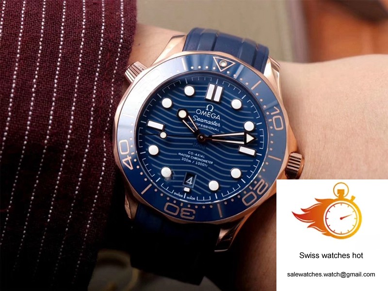 Omega Seamaster 210.62.42.20.03.001 VS Factory Blue Dial 10 Omega Seamaster 210.62.42.20.03.001 VS Factory Blue Dial 10