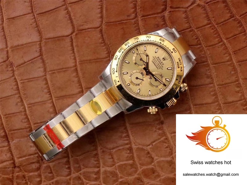 Rolex Daytona Cosmograph m116503-0003 Noob Factory Gold Dial 10 Rolex Daytona Cosmograph m116503-0003 Noob Factory Gold Dial 10