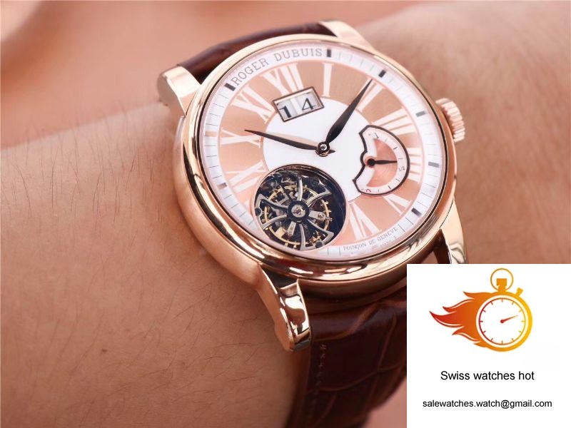 JB Factory Roger Dubuis Hommage Flying Tourbillon RDDBHO0568 Pink 10 JB Factory Roger Dubuis Hommage Flying Tourbillon RDDBHO0568 Pink 10