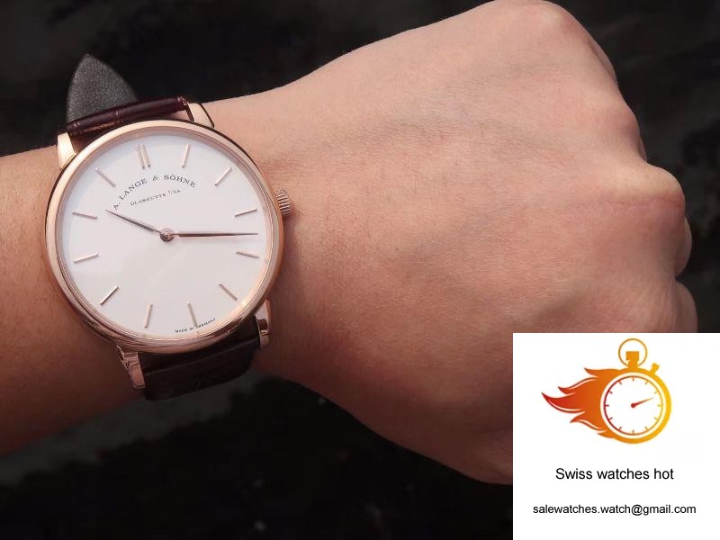 A. Lange & Sohne Saxonia Thin Pink Gold 201.033 SV Factory 10 A. Lange & Sohne Saxonia Thin Pink Gold 201.033 SV Factory 10