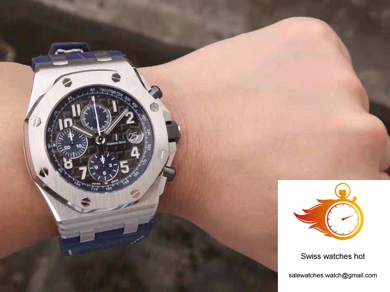 Audemars Piguet Royal Oak Offshore Chronograph 2018 SIHH 26470 JF Factory V2 Black Textured Dial 10 Audemars Piguet Royal Oak Offshore Chronograph 2018 SIHH 26470 JF Factory V2 Black Textured Dial 10