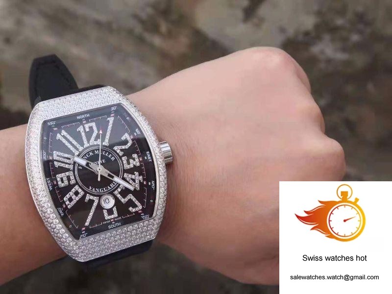 Franck Muller Vanguard V45.SC.DT.D.NBR.CD.5N.NR Black Dial 10 Franck Muller Vanguard V45.SC.DT.D.NBR.CD.5N.NR Black Dial 10