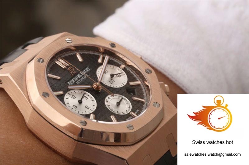 Audemars Piguet Royal Oak Chronograph 26331OR.OO.1220OR OM Factory Black Dial 10 Audemars Piguet Royal Oak Chronograph 26331OR.OO.1220OR OM Factory Black Dial 10