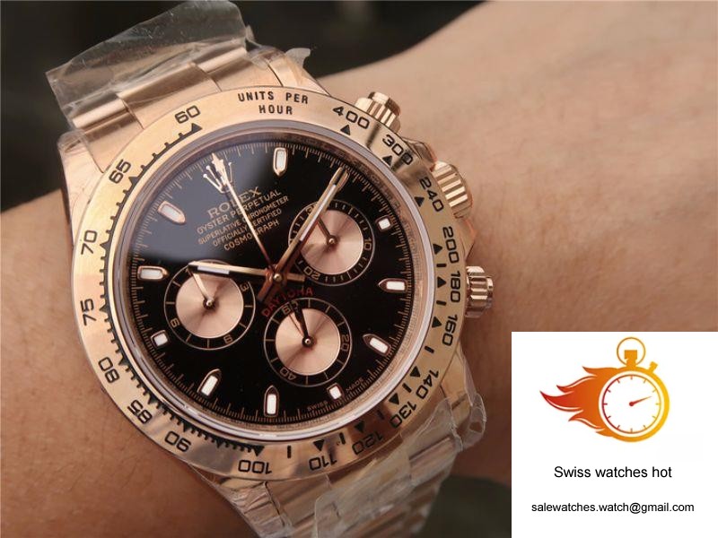Rolex Daytona Cosmograph 116508-001 JH Factory Black Dial 10 Rolex Daytona Cosmograph 116508-001 JH Factory Black Dial 10