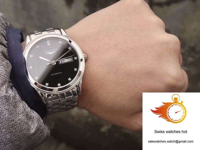 Longines Flagship Double Calendar L4.899.4.12.6 GK Factory Black Dial 10 Longines Flagship Double Calendar L4.899.4.12.6 GK Factory Black Dial 10