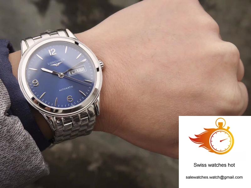 Longines Flagship Double Calendar L4.899.4.12.601 GK Factory Blue Dial 10 Longines Flagship Double Calendar L4.899.4.12.601 GK Factory Blue Dial 10