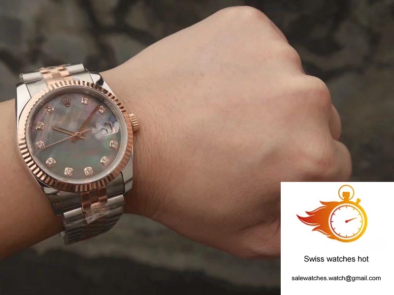 Rolex Datejust 36mm GM Factory Grey Mother-Of-Pearl Dial 10 Rolex Datejust 36mm GM Factory Grey Mother-Of-Pearl Dial 10