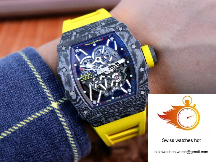 Richard Mille RM35-02 ZF Factory Yellow Rubber Strap 10 Richard Mille RM35-02 ZF Factory Yellow Rubber Strap 10