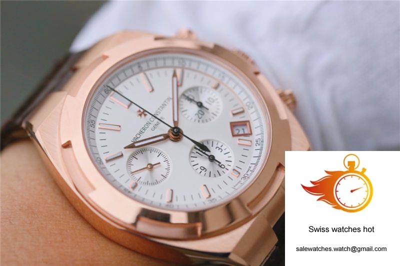 Vacheron Constantin Overseas Chronograph 5500V/000R-B074 8F Factory Silver Dial 10 Vacheron Constantin Overseas Chronograph 5500V/000R-B074 8F Factory Silver Dial 10