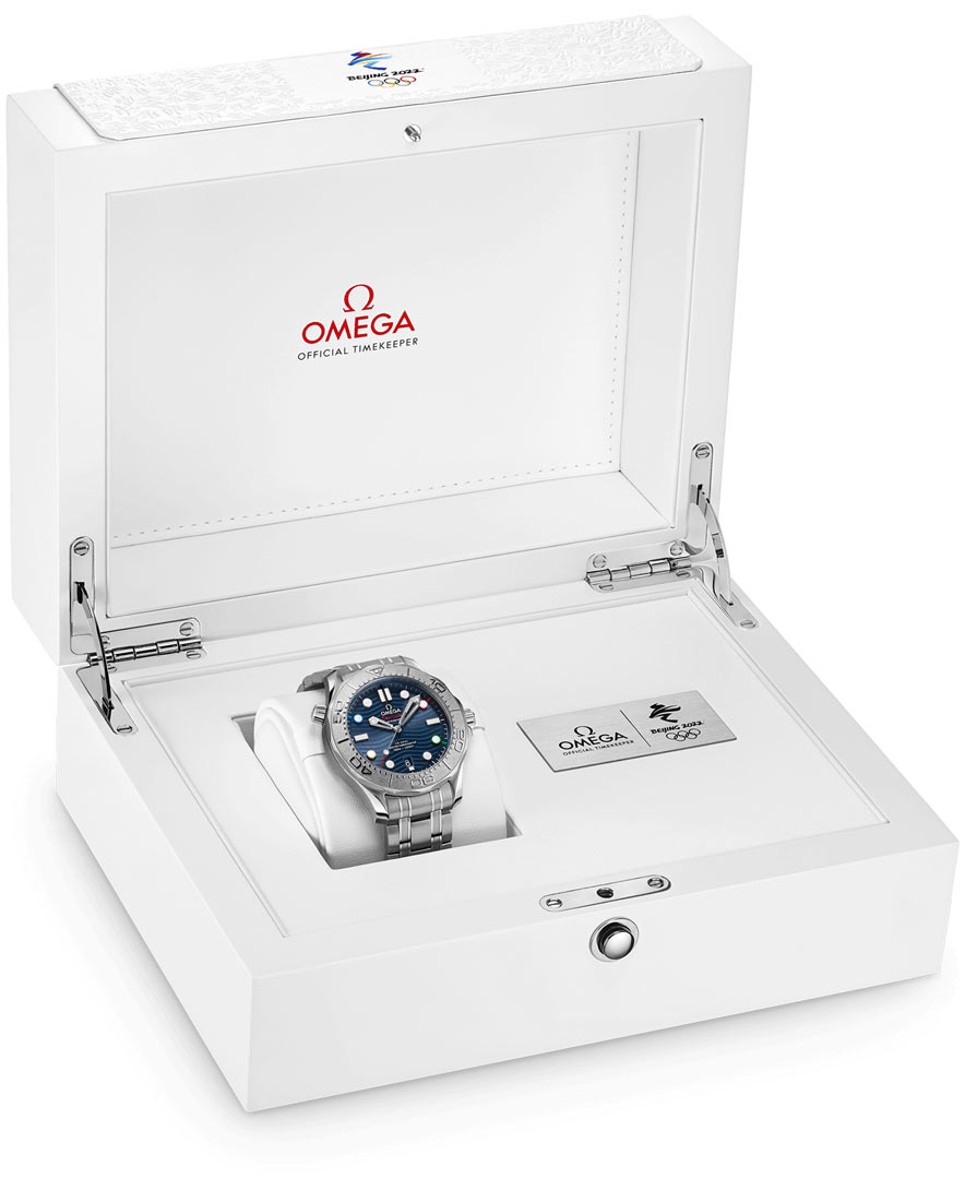 522.30.42.20.03.001 Beijing 2022 Omega Seamaster Diver 300m Co-Axial Master Chronometer 42mm Mens Watch 2 522.30.42.20.03.001 Beijing 2022 Omega Seamaster Diver 300m Co-Axial Master Chronometer 42mm Mens Watch 2