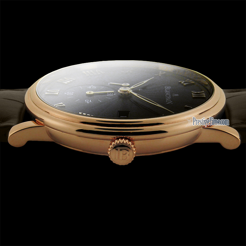 6606-3630-55b Blancpain Villeret Small Seconds Date & Power Reserve Mechanical Mens Watch 2 6606-3630-55b Blancpain Villeret Small Seconds Date & Power Reserve Mechanical Mens Watch 2