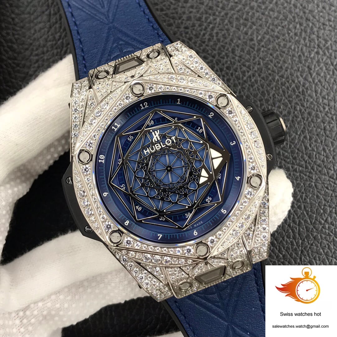Hublot Big Bang WWF Factory Titanium Full Diamond Case 2 Hublot Big Bang WWF Factory Titanium Full Diamond Case 2