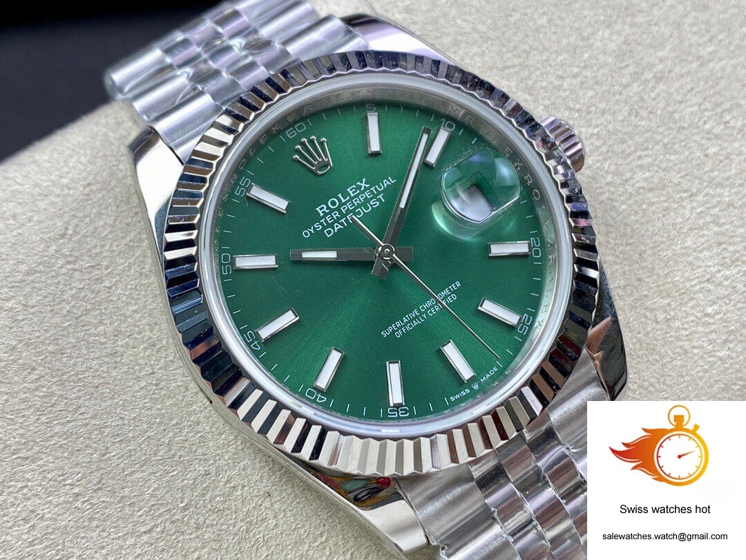 Rolex Datejust M126334-0028 EW Factory Green Dial 2 Rolex Datejust M126334-0028 EW Factory Green Dial 2