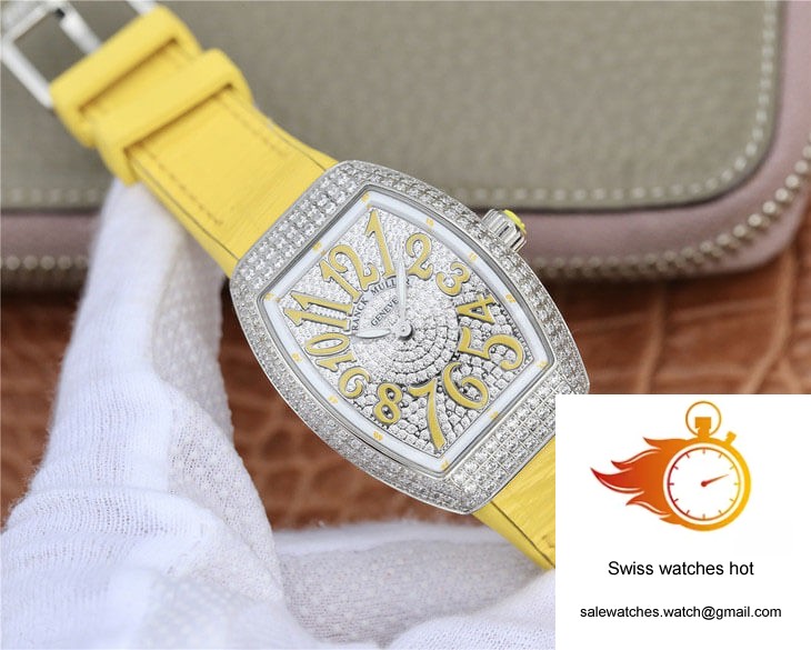 Franck Muller Vanguard Ladies ABF Factory Cowhide Strap 2 Franck Muller Vanguard Ladies ABF Factory Cowhide Strap 2