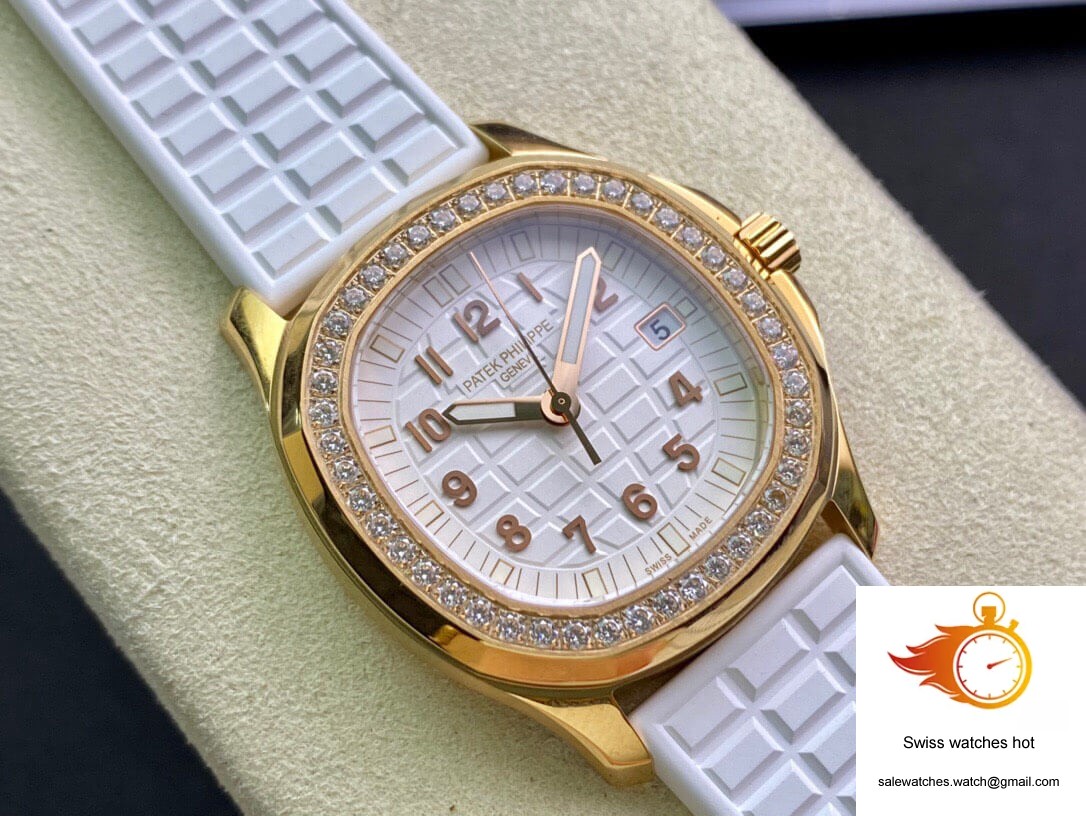 Patek Philippe Aquanaut 5067A Quartz Ladies PPF Factory Yellow Gold Diamond-set Bezel 2 Patek Philippe Aquanaut 5067A Quartz Ladies PPF Factory Yellow Gold Diamond-set Bezel 2