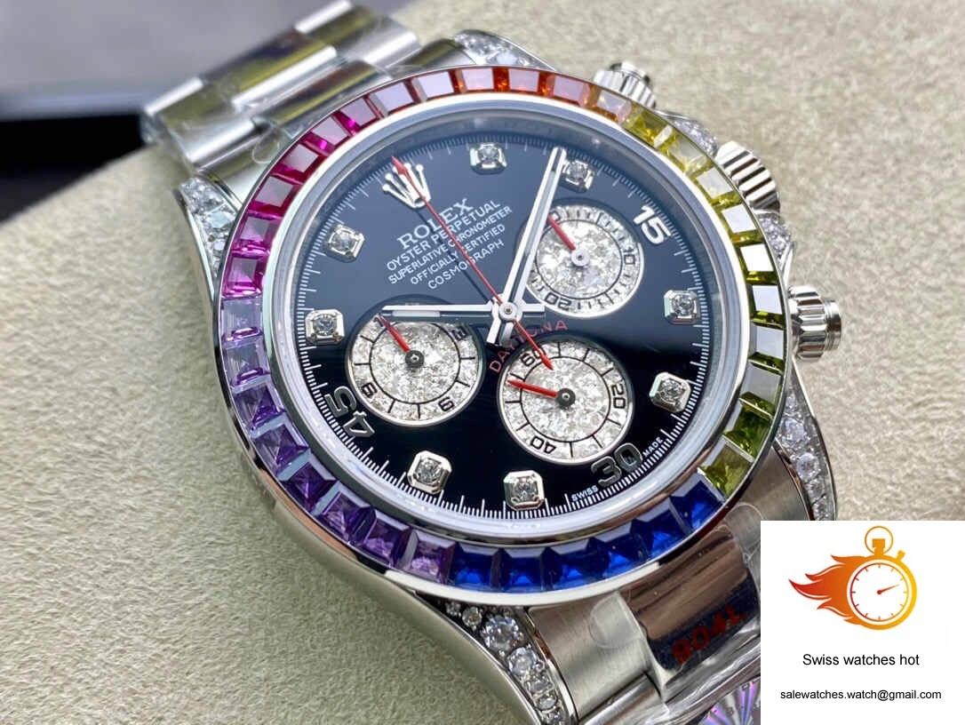 Rolex Daytona Cosmograph 116599 RBOW JH Factory Diamond-set Dial 2 Rolex Daytona Cosmograph 116599 RBOW JH Factory Diamond-set Dial 2