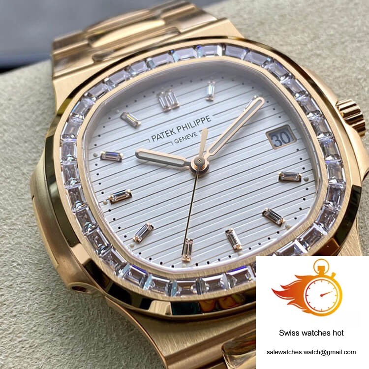 Patek Philippe Nautilus PPF Factory Rose Gold White Dial 2 Patek Philippe Nautilus PPF Factory Rose Gold White Dial 2