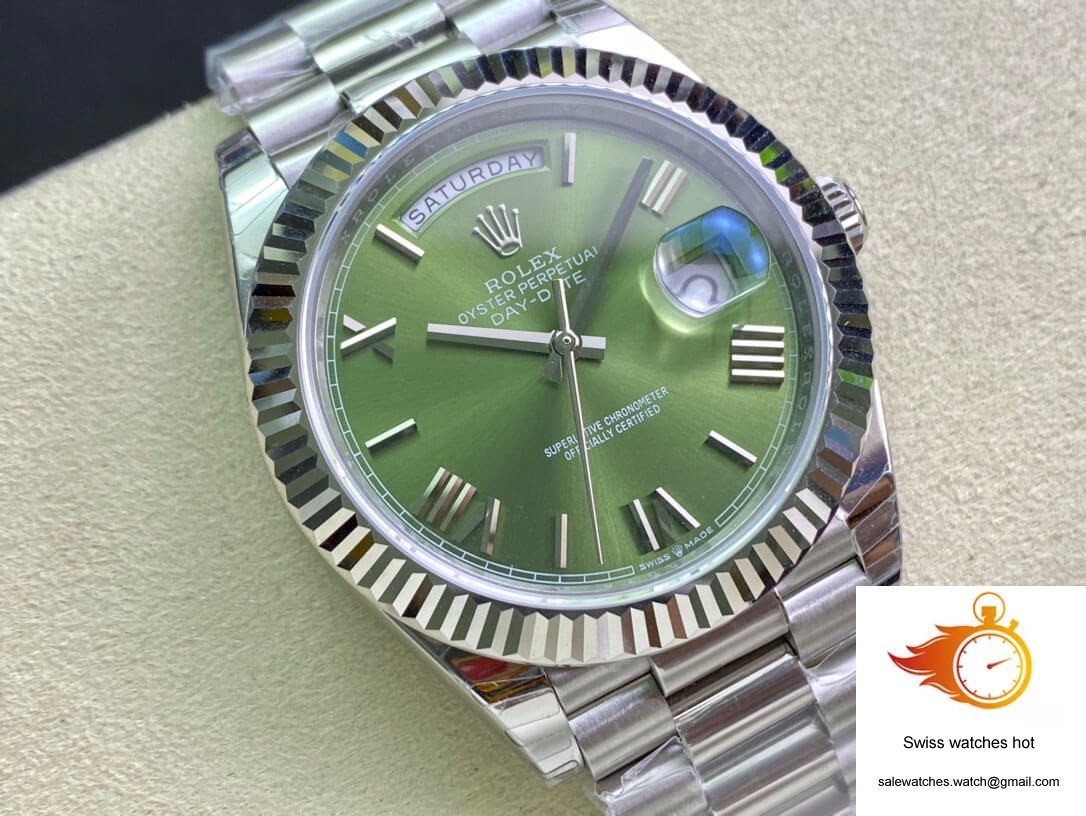 Rolex Day Date M228239-0033 EW Factory Olive Green Dial 2 Rolex Day Date M228239-0033 EW Factory Olive Green Dial 2