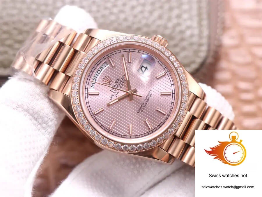 Rolex Day Date M228345RBR-0010 EW Factory Rose Gold 2 Rolex Day Date M228345RBR-0010 EW Factory Rose Gold 2