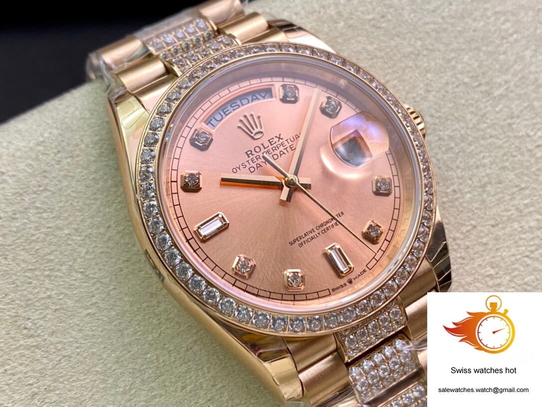 Rolex Day Date M128345RBR-0020 EW Factory Rose Gold 2 Rolex Day Date M128345RBR-0020 EW Factory Rose Gold 2