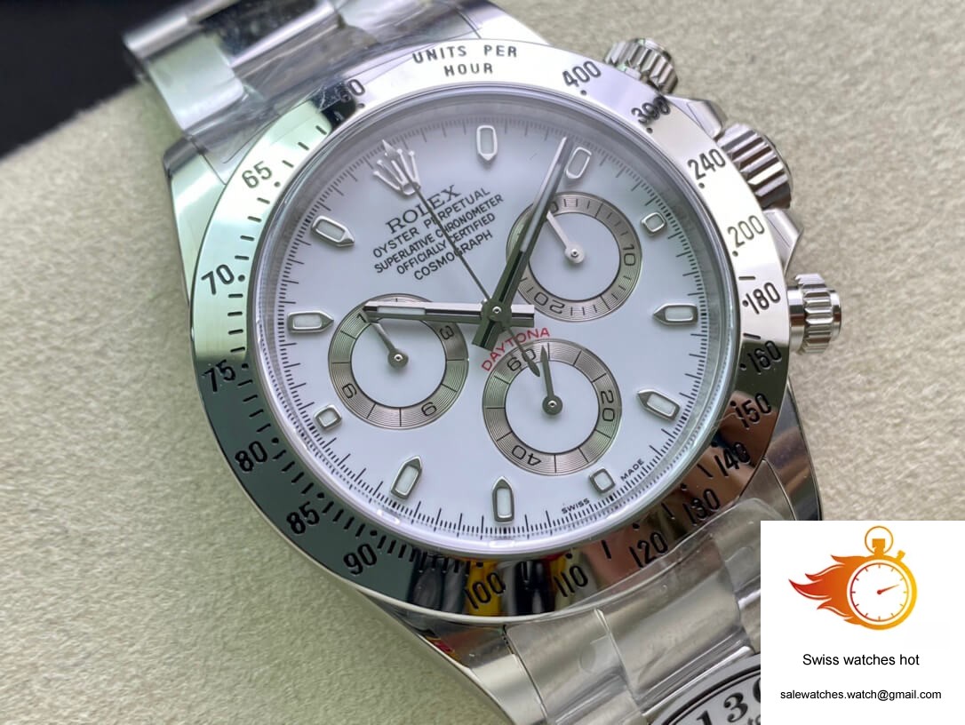 Rolex Cosmograph Daytona 116520LN Clean Factory White Dial 2 Rolex Cosmograph Daytona 116520LN Clean Factory White Dial 2