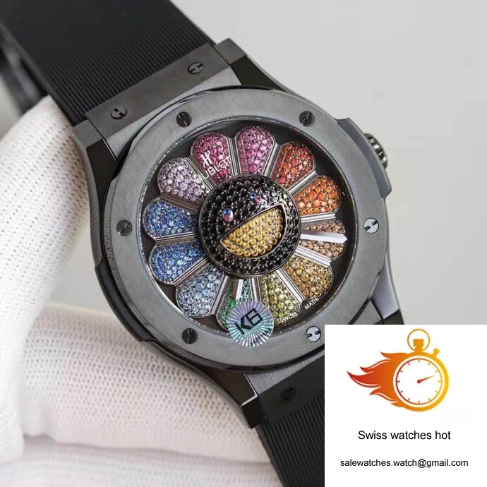 Hublot Classic Fusion Takashi Murakami 507.CX.9000.RX.TAK21 Sunflower Ceramic Bezel 2 Hublot Classic Fusion Takashi Murakami 507.CX.9000.RX.TAK21 Sunflower Ceramic Bezel 2