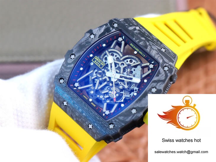 Richard Mille RM35-02 ZF Factory Yellow Rubber Strap 2 Richard Mille RM35-02 ZF Factory Yellow Rubber Strap 2