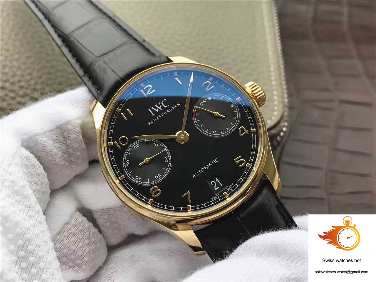 IWC Portugieser IW500101 ZF Factory Black Dial 2 IWC Portugieser IW500101 ZF Factory Black Dial 2