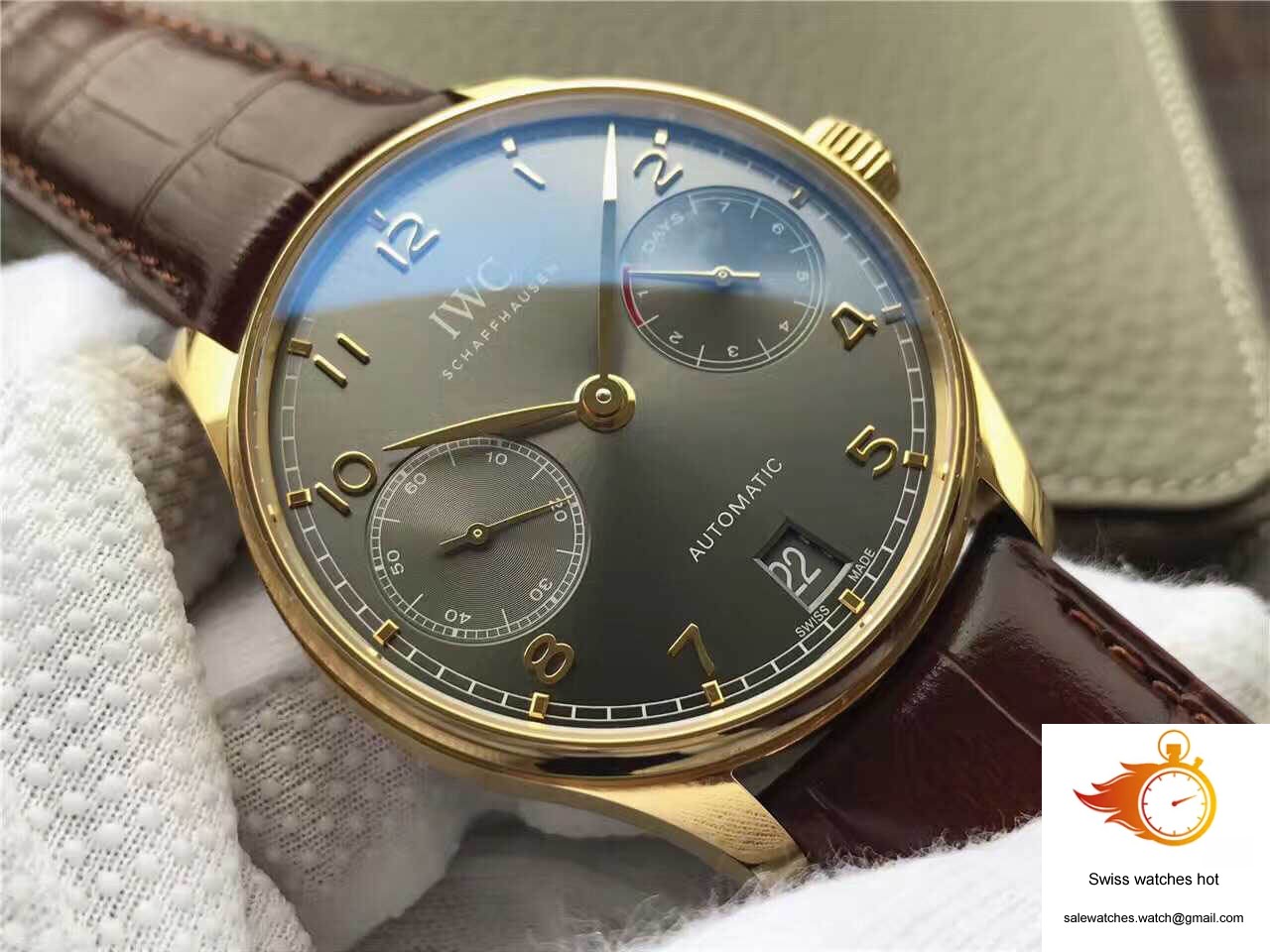 IWC Portugieser IW500101 ZF Factory Yellow Gold Case 2 IWC Portugieser IW500101 ZF Factory Yellow Gold Case 2