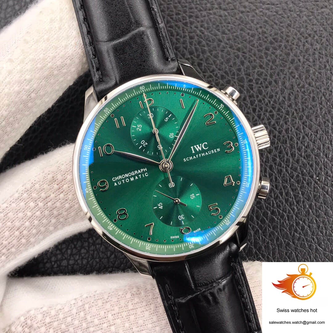 IWC Portugieser IW371615 ZF Factory Green Dial 2 IWC Portugieser IW371615 ZF Factory Green Dial 2