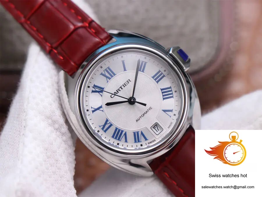 Cle De Cartier WSCL0017 V6 Factory White Dial 2 Cle De Cartier WSCL0017 V6 Factory White Dial 2