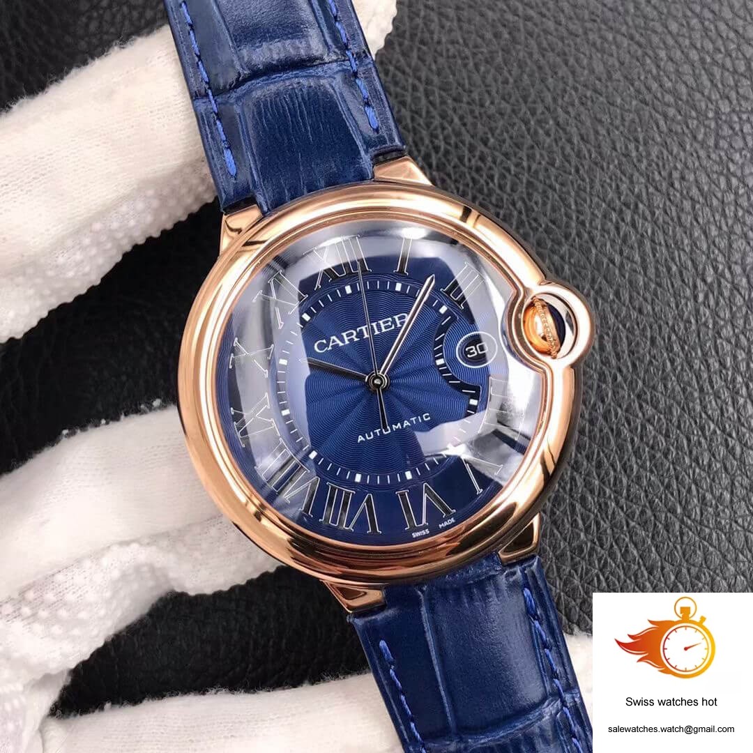 Ballon Bleu De Cartier 42MM WGBB0036 V6 Factory Blue Dial 2 Ballon Bleu De Cartier 42MM WGBB0036 V6 Factory Blue Dial 2