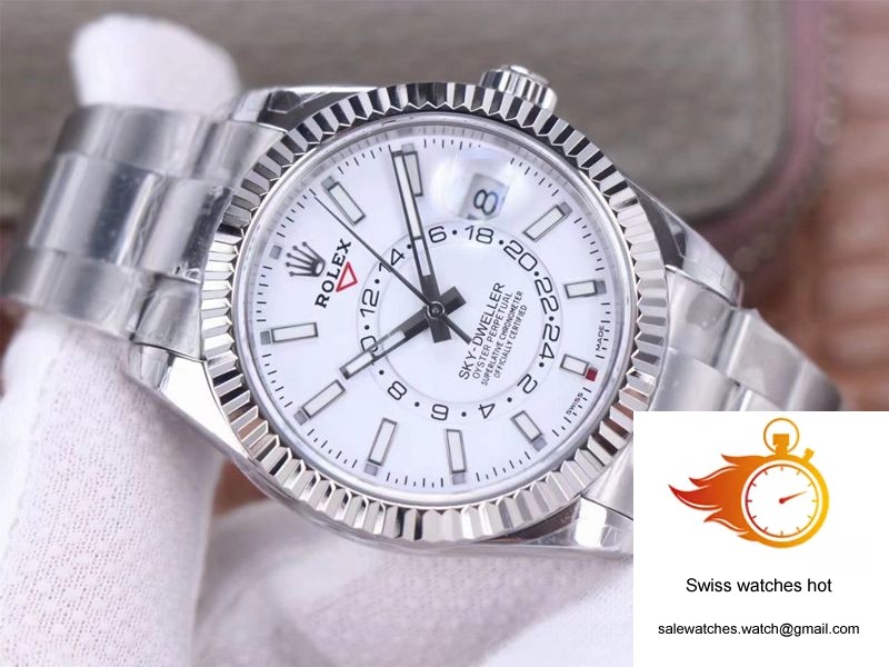 Rolex Sky Dweller M326934-0001 Noob Factory White Dial 2 Rolex Sky Dweller M326934-0001 Noob Factory White Dial 2