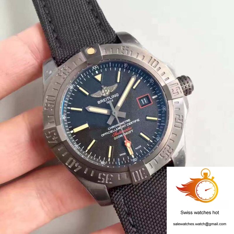 Breitling Avenger Blackbird 44 V1731110/BD74/109W/M20BASA.1 GF Factory Black Dial 2 Breitling Avenger Blackbird 44 V1731110/BD74/109W/M20BASA.1 GF Factory Black Dial 2